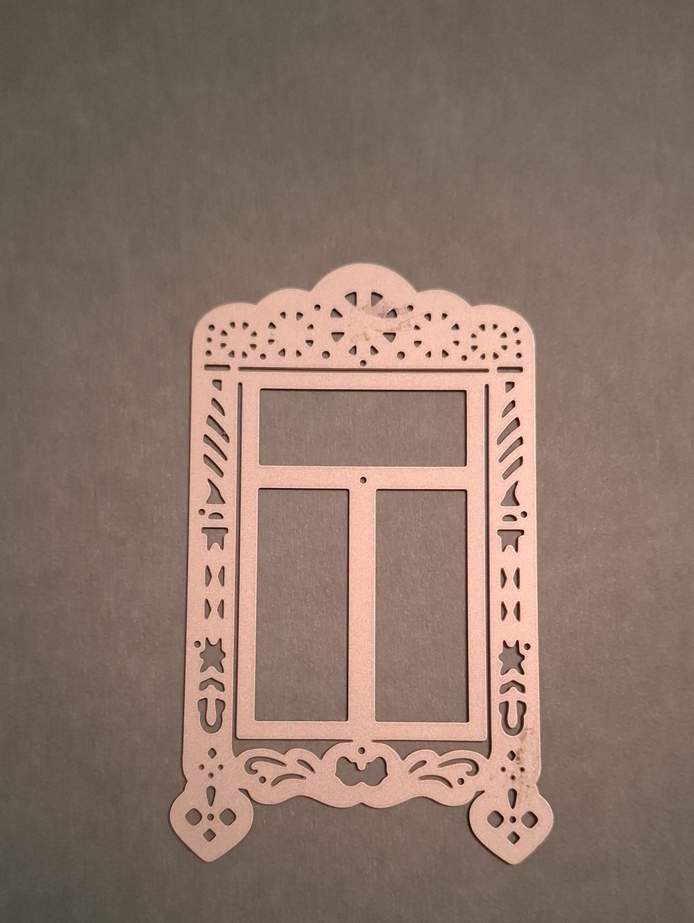 Unbranded Lace-Style Window Paper Die Cut Frame for Crafts